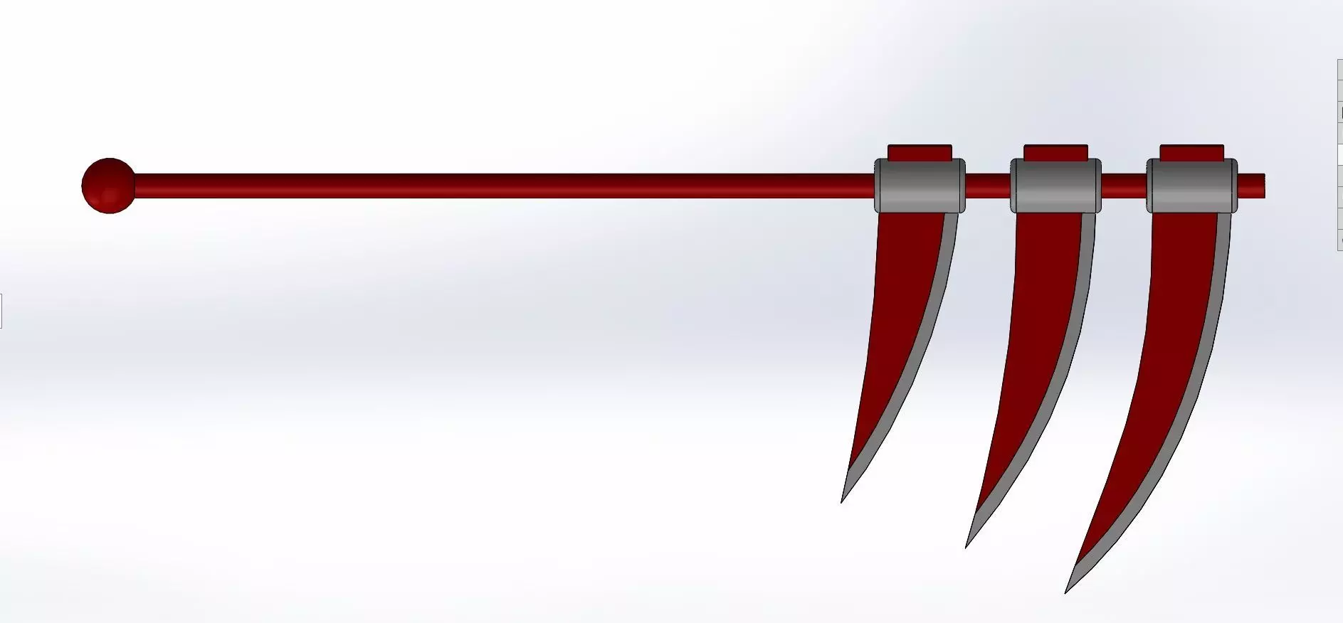 Hidan scythe Naruto  1 to1 3D print model 3D print model_0
