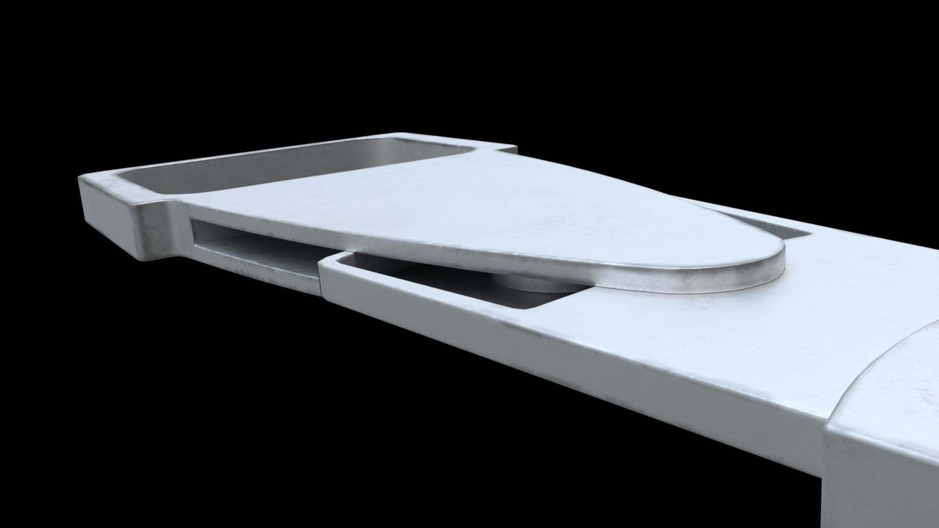 Zipper Puller with Slider  002 Low-poly 3D model_8