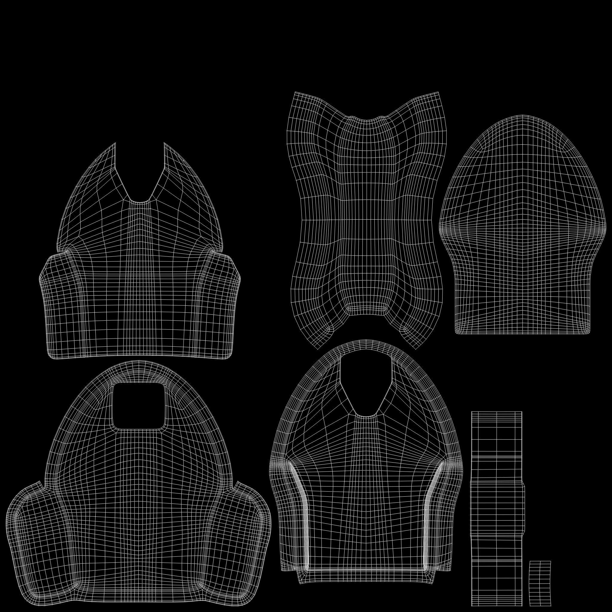 Zipper Puller with Slider  002 Low-poly 3D model_13