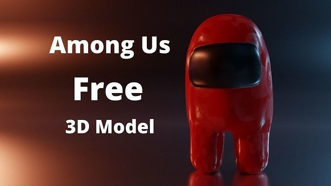 Among Us - All Colored Characters - Rigged Free low-poly 3D model