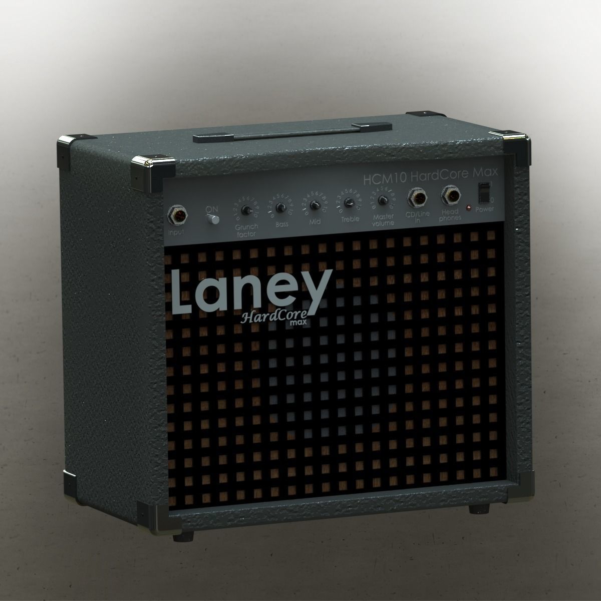 Guitar Amp 3D model_1