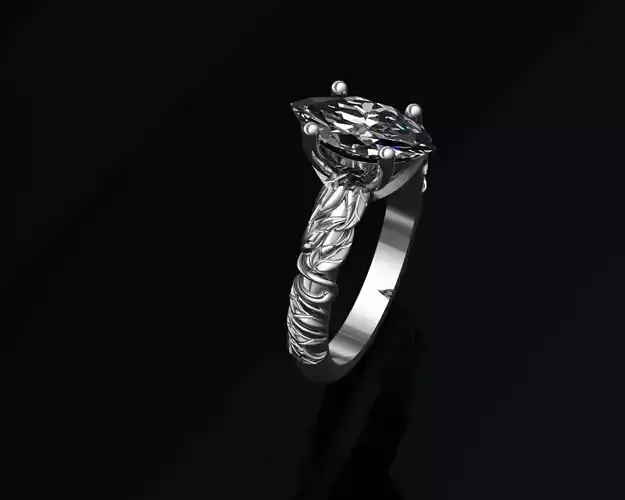 Ring marquise diamond