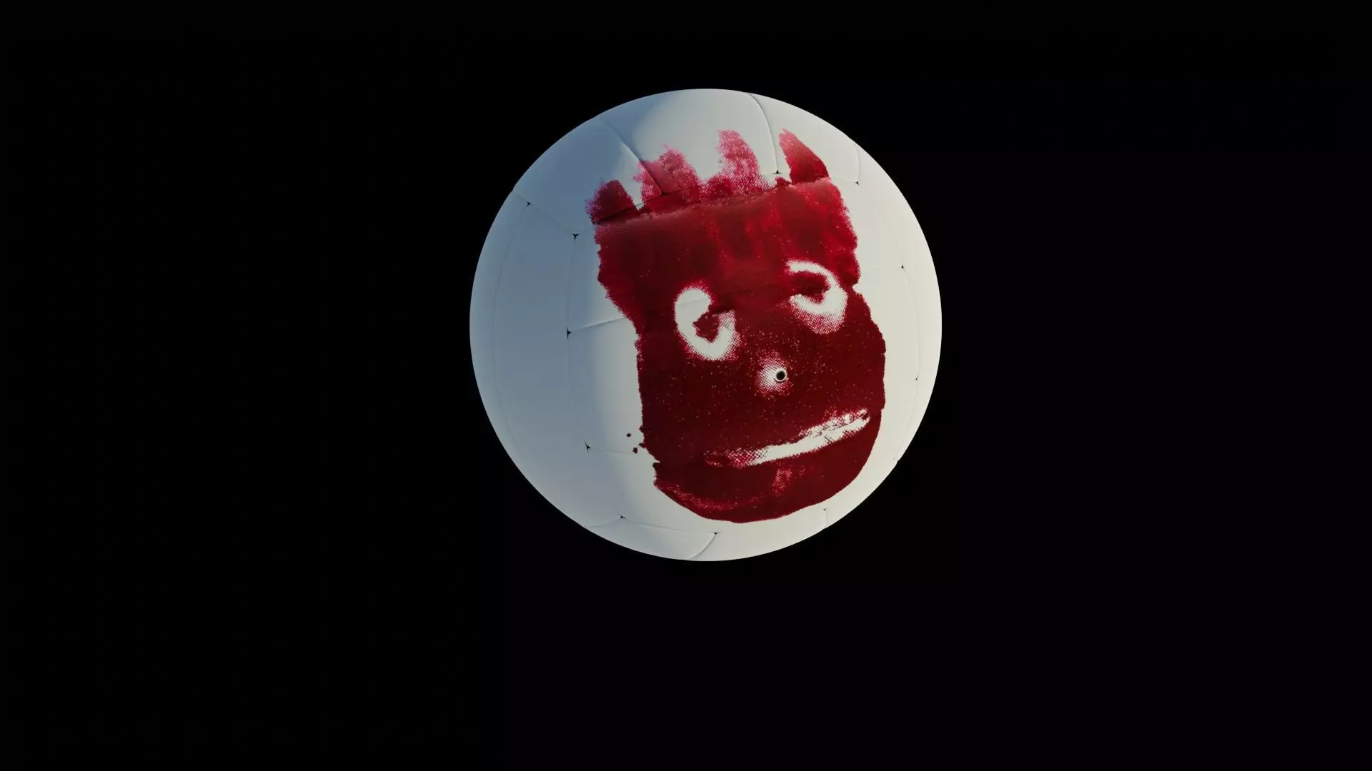 3d model of a Wilson volley ball Low-poly 3D model_0