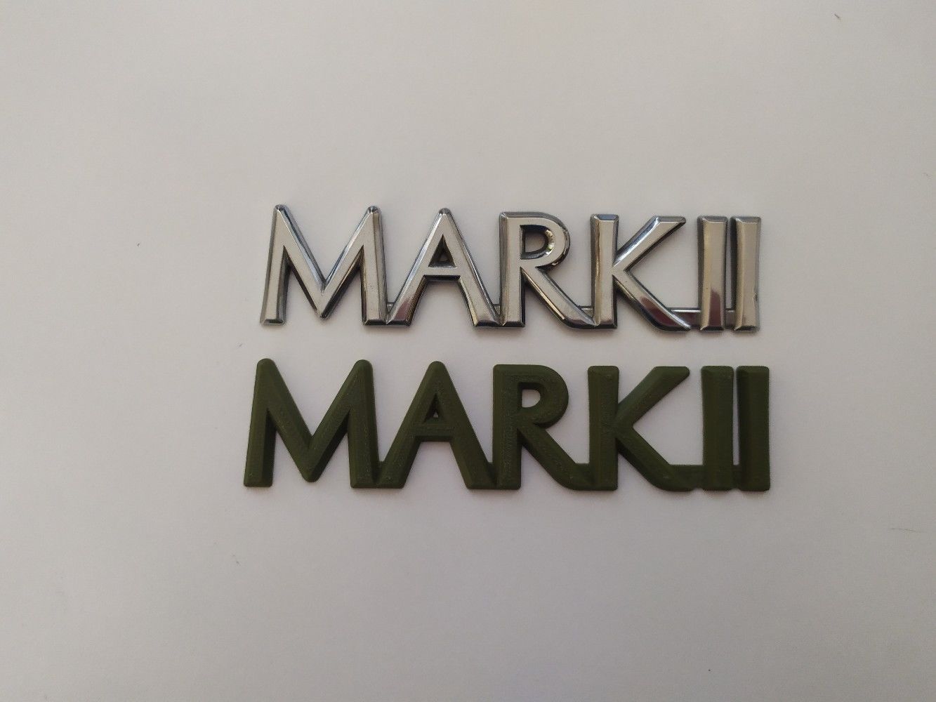 Toyota MARK II Logo 3D print model_2