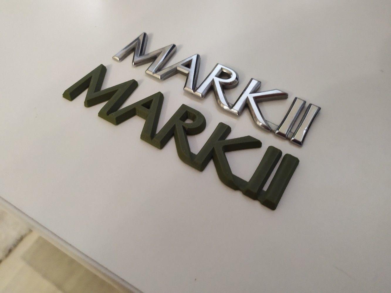 Toyota MARK II Logo 3D print model_4