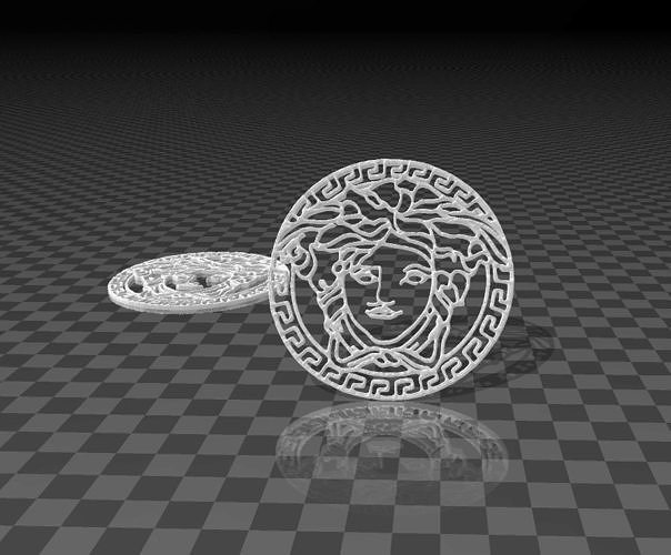 retro Versace Logo 3D print model