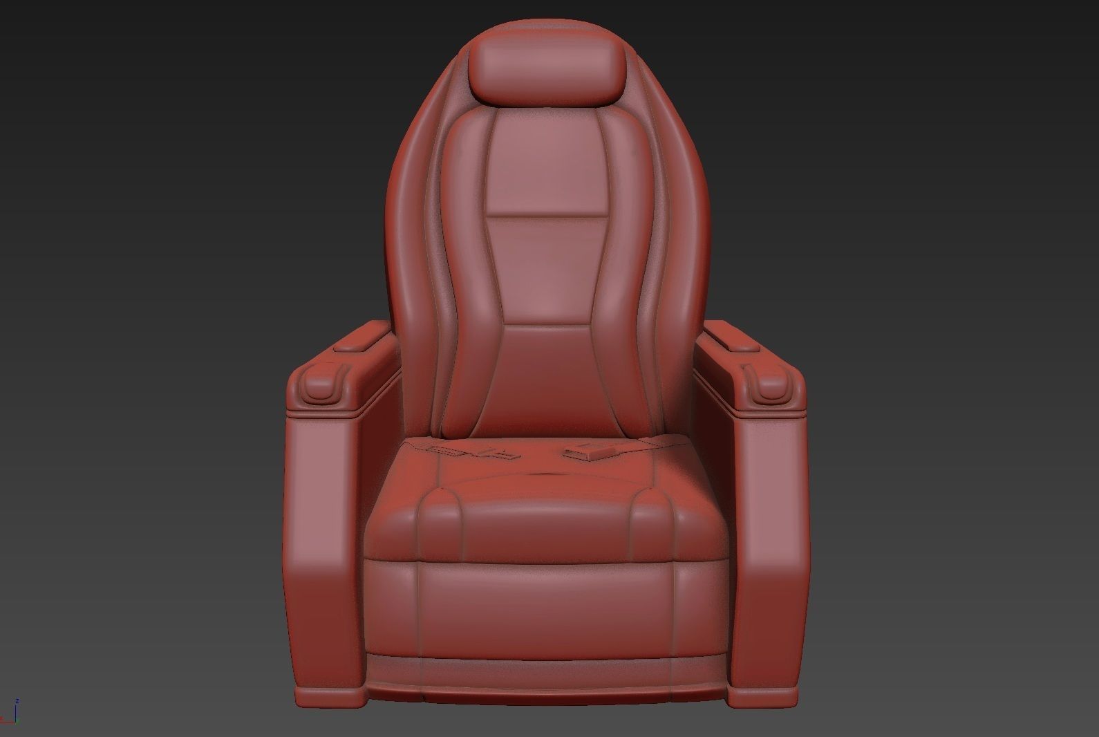 Private Airplane Seat 3D model_15