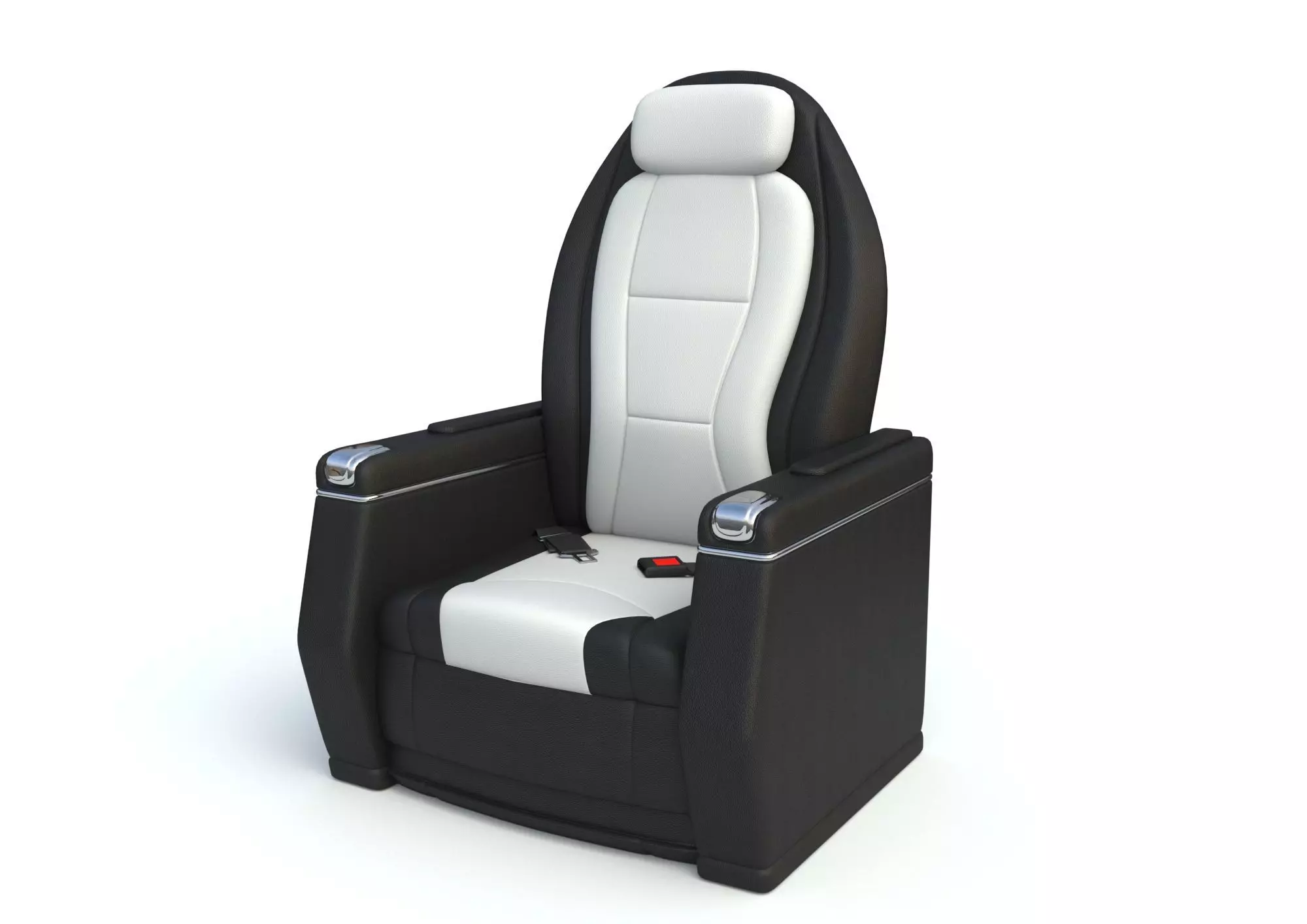 Private Airplane Seat 3D model_0