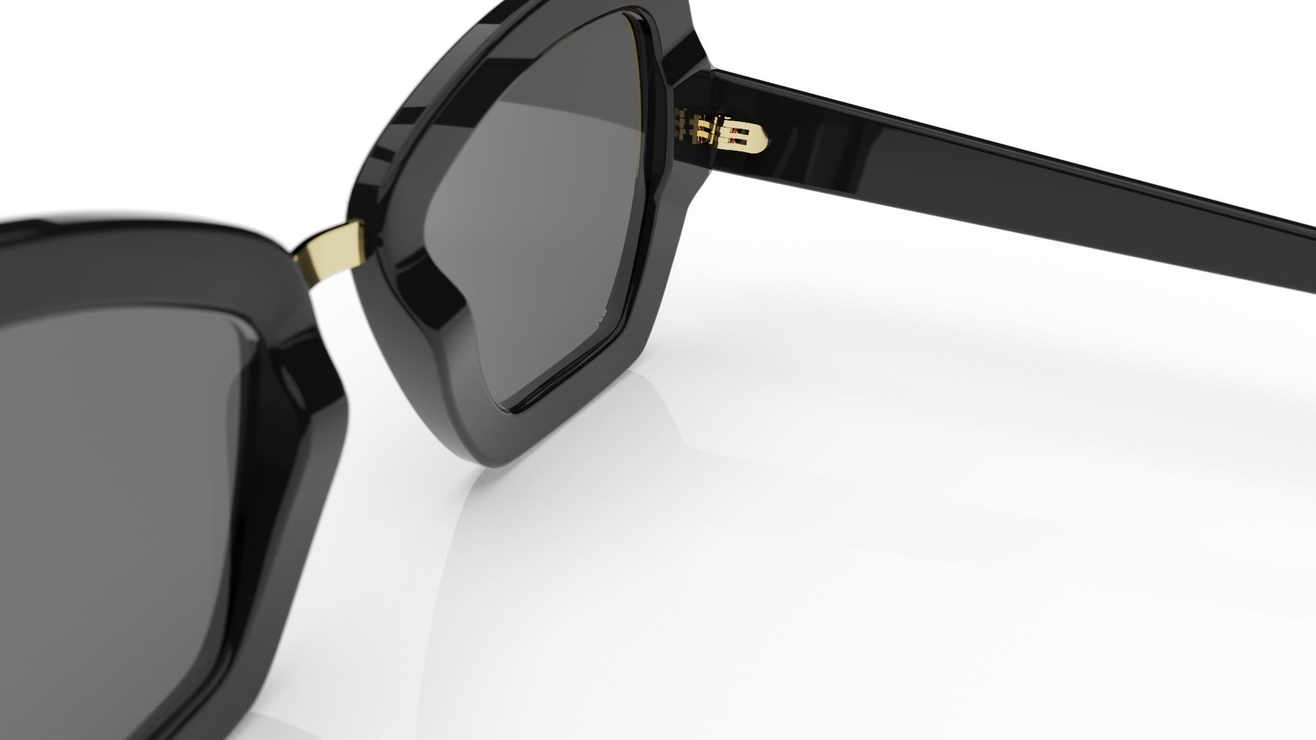 Eyewear vintage model  3D print model_4