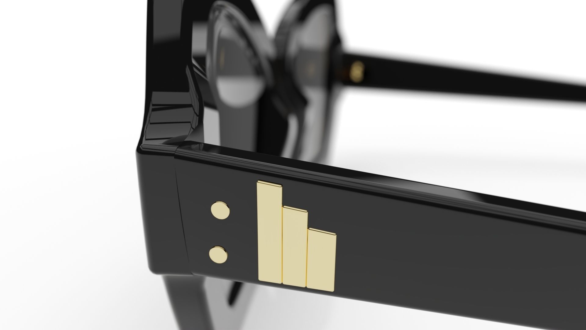 Eyewear vintage model  3D print model_5