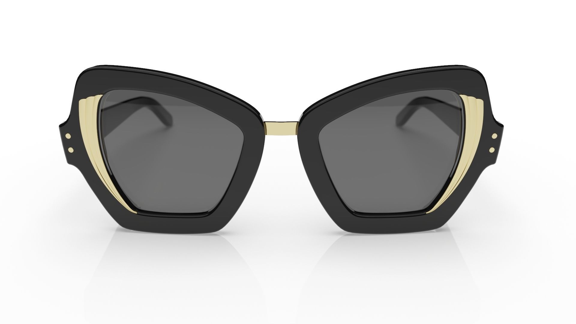 Eyewear vintage model  3D print model_1