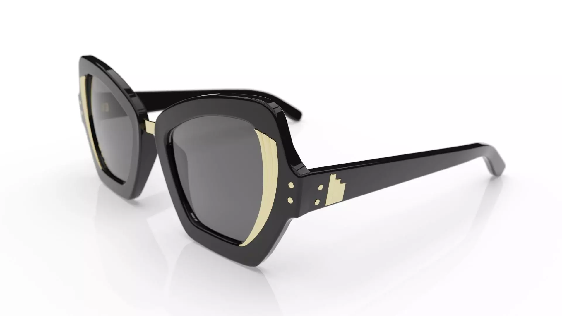 Eyewear vintage model  3D print model_0