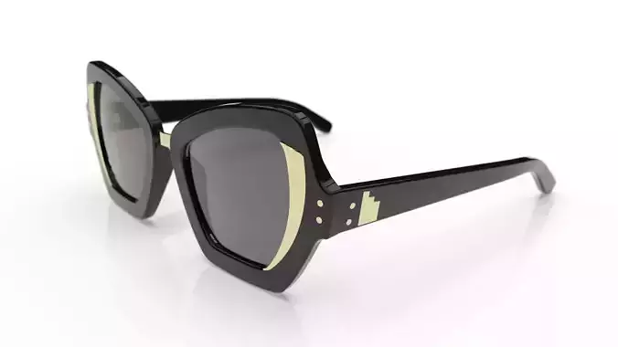 Eyewear vintage model  3D print model