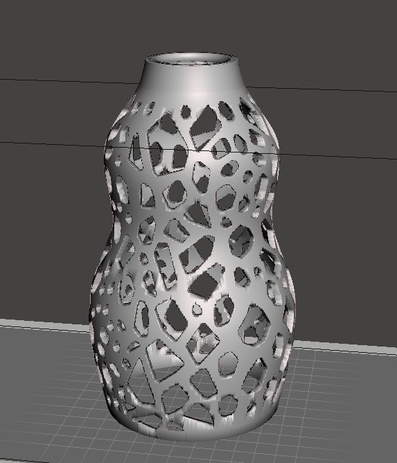 Bionic Vase 3D print model_1