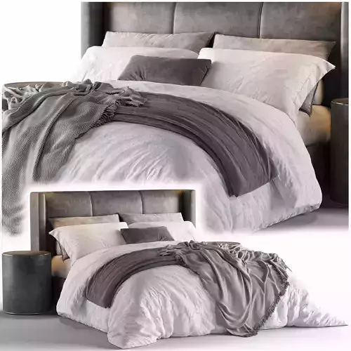 Bed RH Lawson  3D model