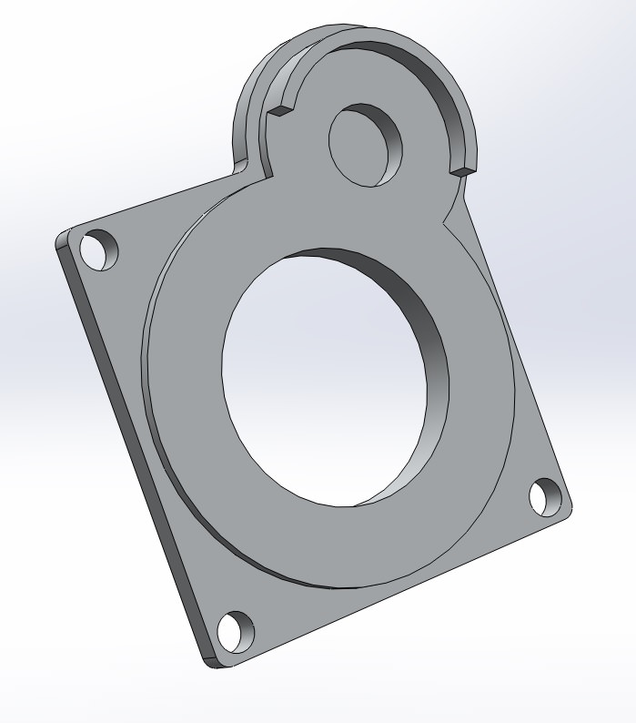 RC-Car Engine Housing 3D model_1