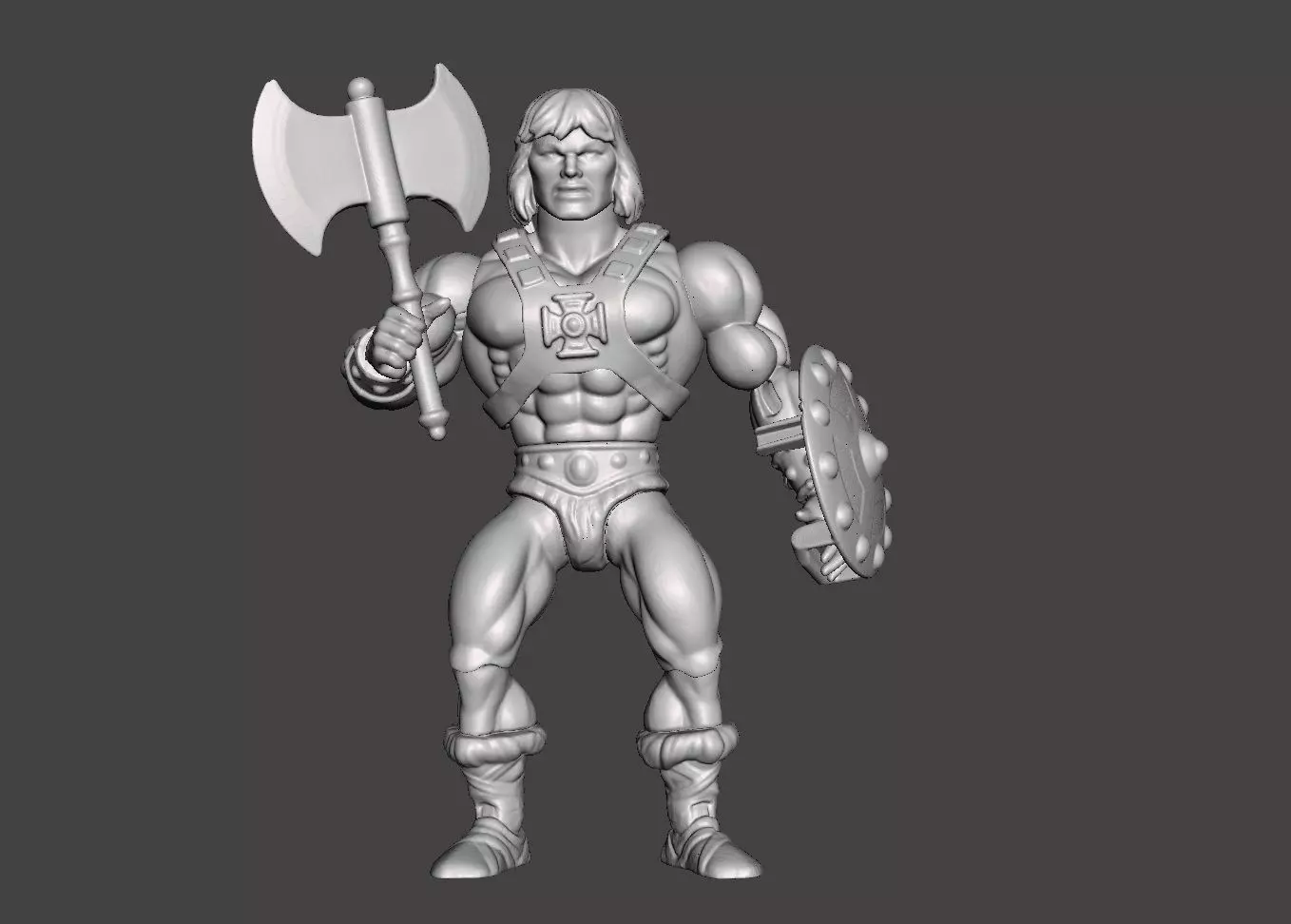 HE-MAN MOTU ACTION FIGURE ORIGINS COMPLETE 3D print model_0