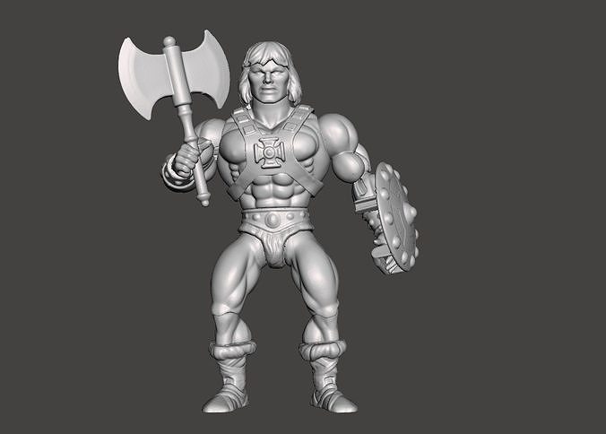 HE-MAN MOTU ACTION FIGURE ORIGINS COMPLETE 3D print model