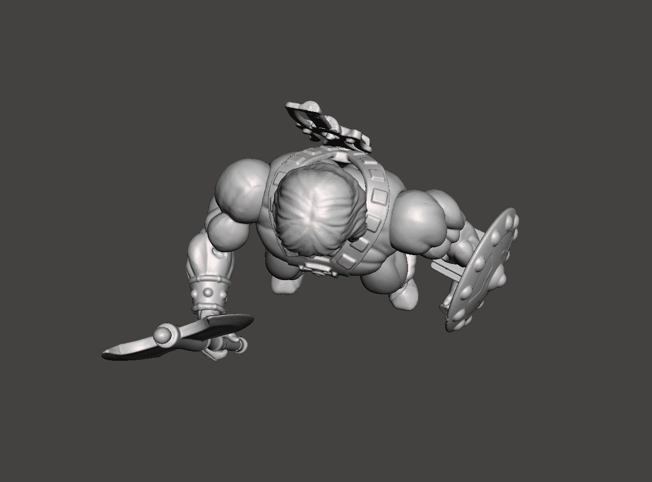 HE-MAN MOTU ACTION FIGURE ORIGINS COMPLETE 3D print model_4