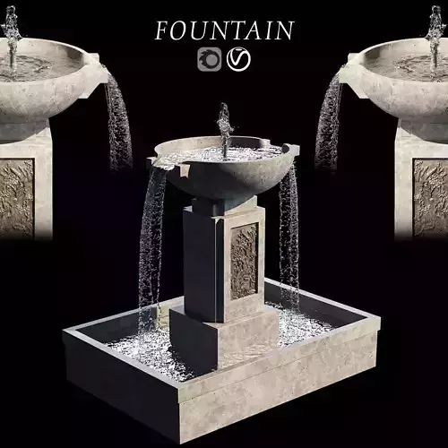 Fountain  18 3D model