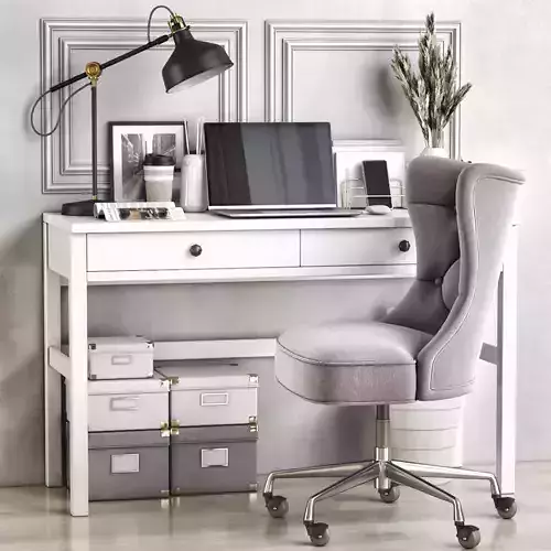 Office workplace 46 3D model