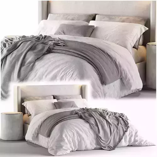 Bed RH Lawson  3D model