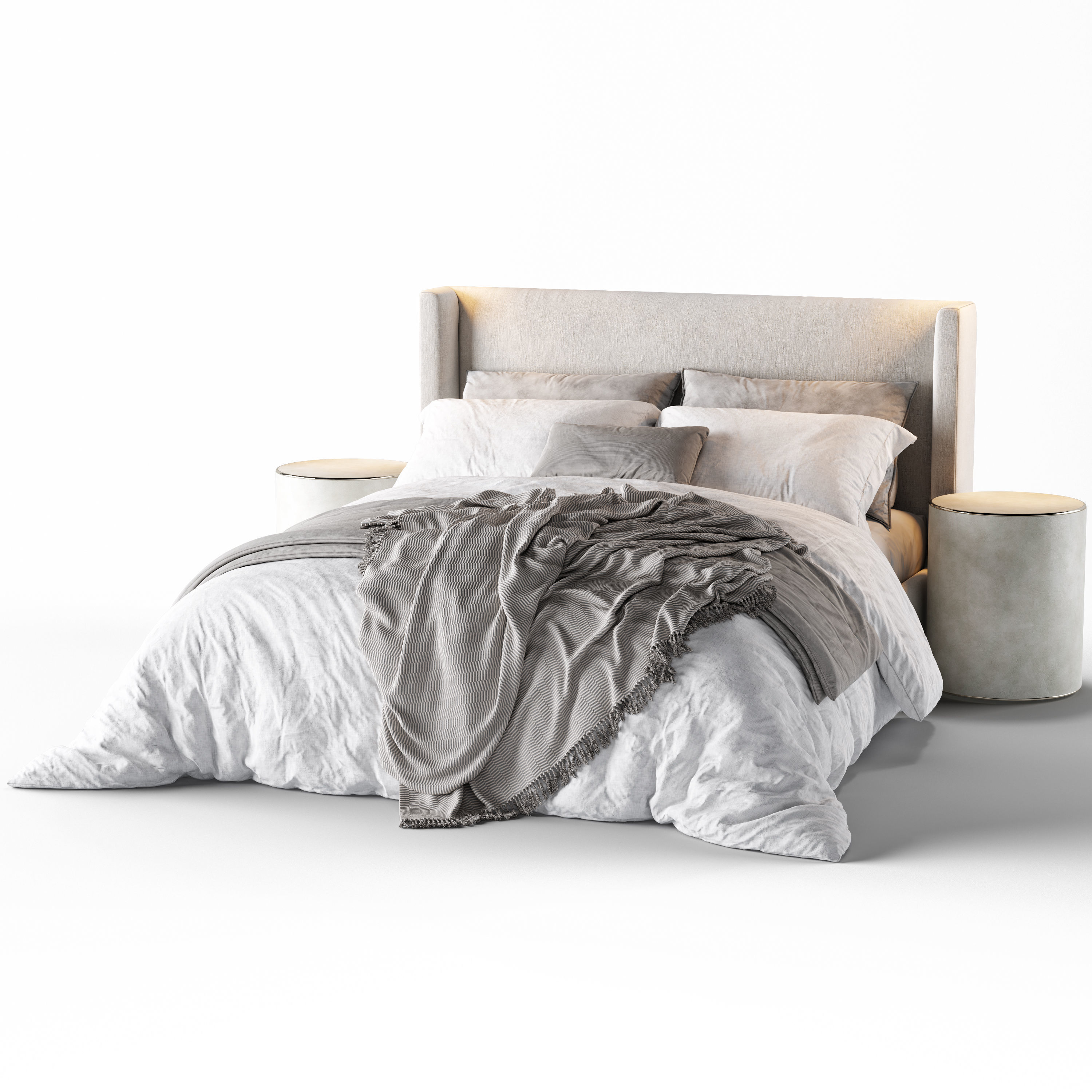 Bed RH Lawson  3D model_3