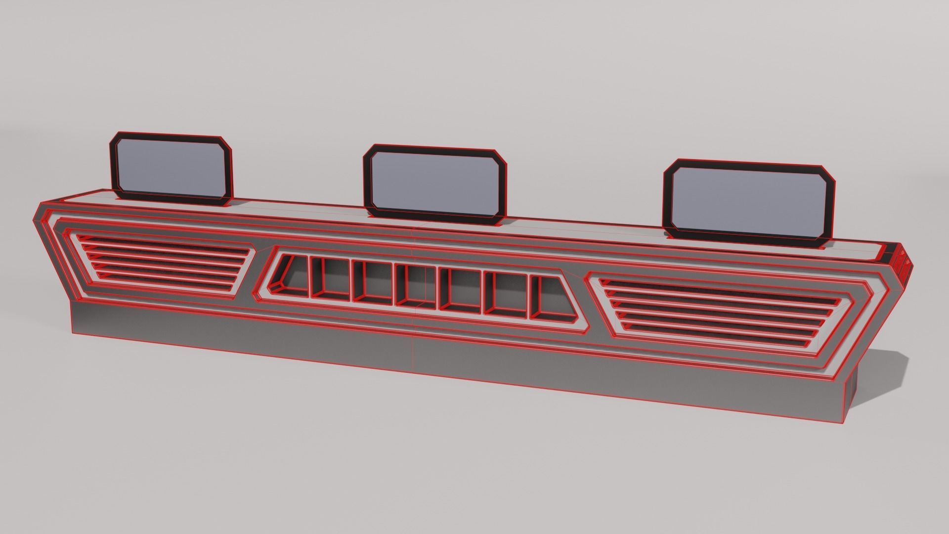 SCI-FI TECH TABLE 3D model_8