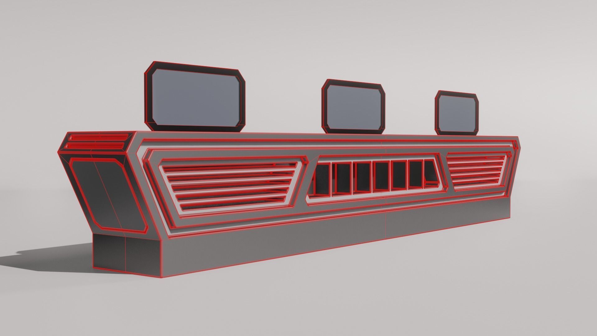 SCI-FI TECH TABLE 3D model_7