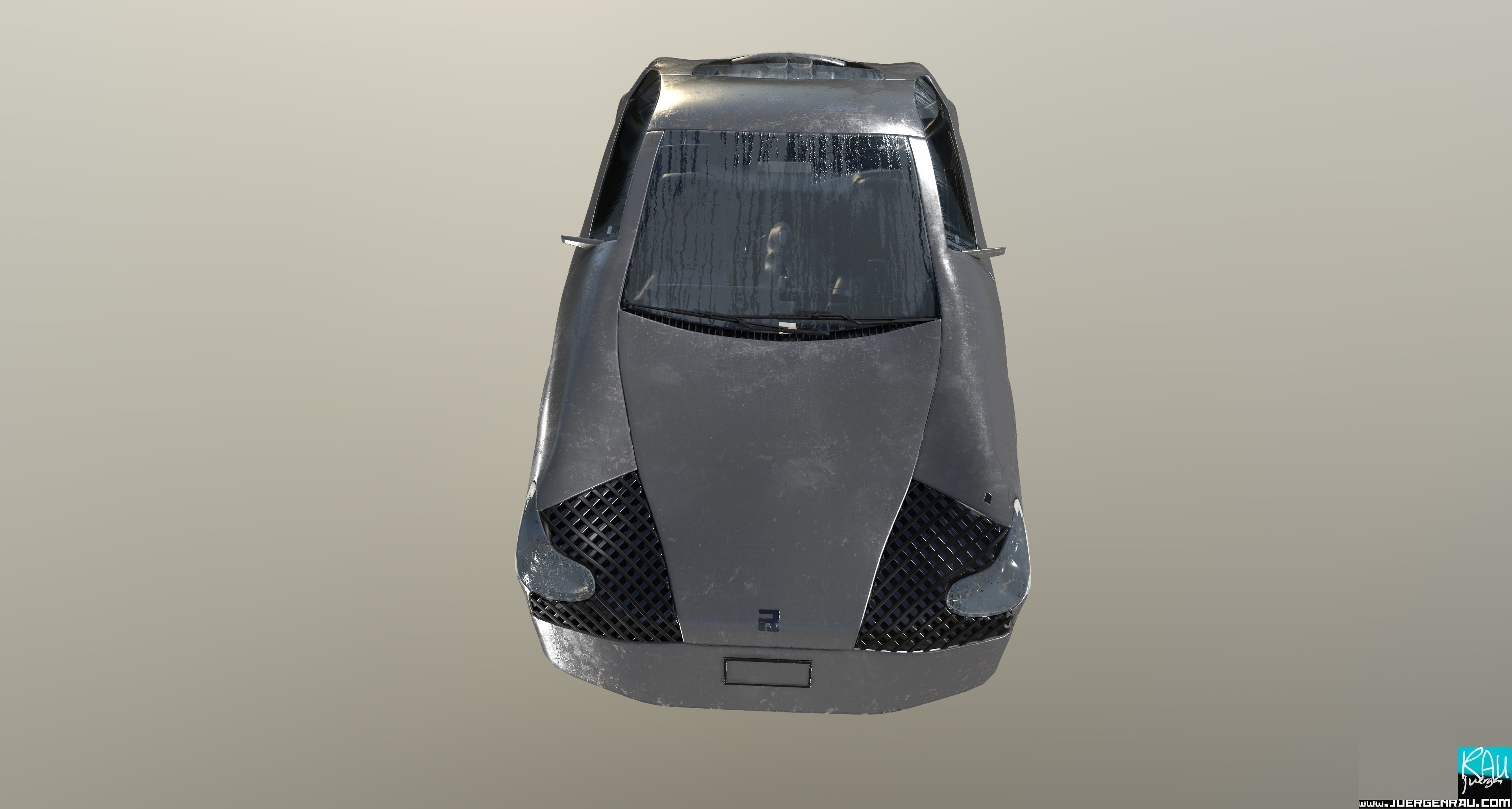 CONCEPT car R21 flying vehicle 3D model_21
