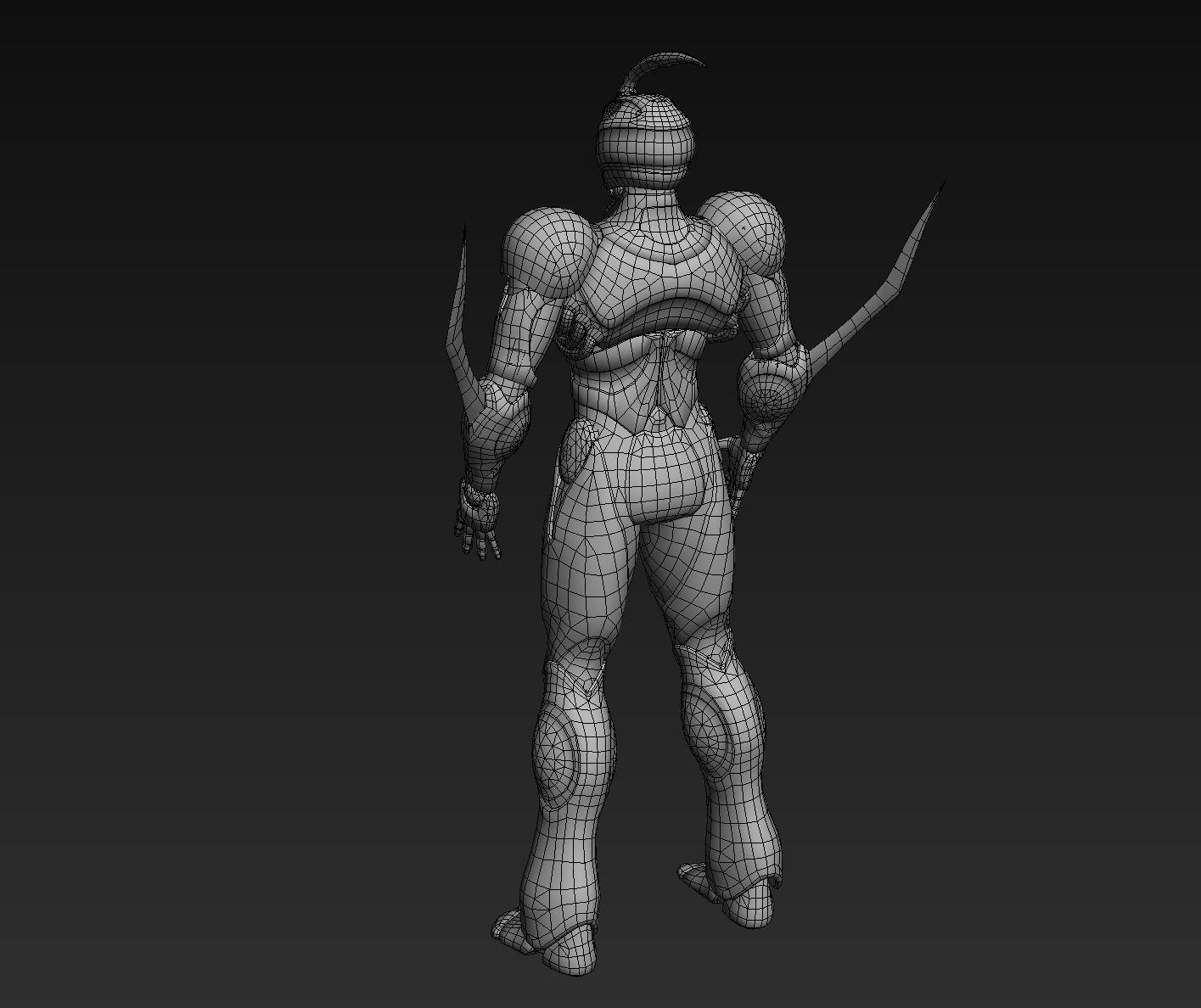 Guyver Low-Poly Low-poly 3D model_18