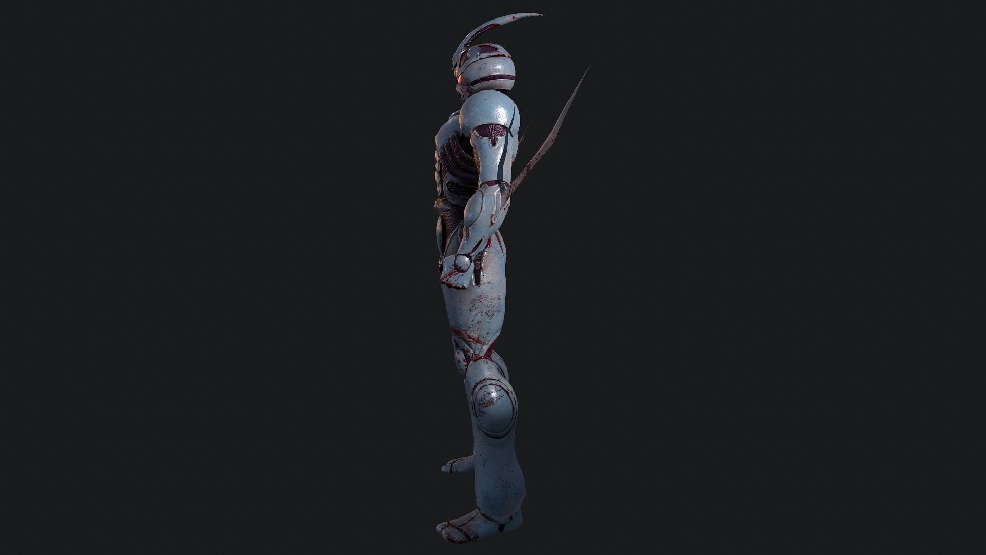 Guyver Low-Poly Low-poly 3D model_16