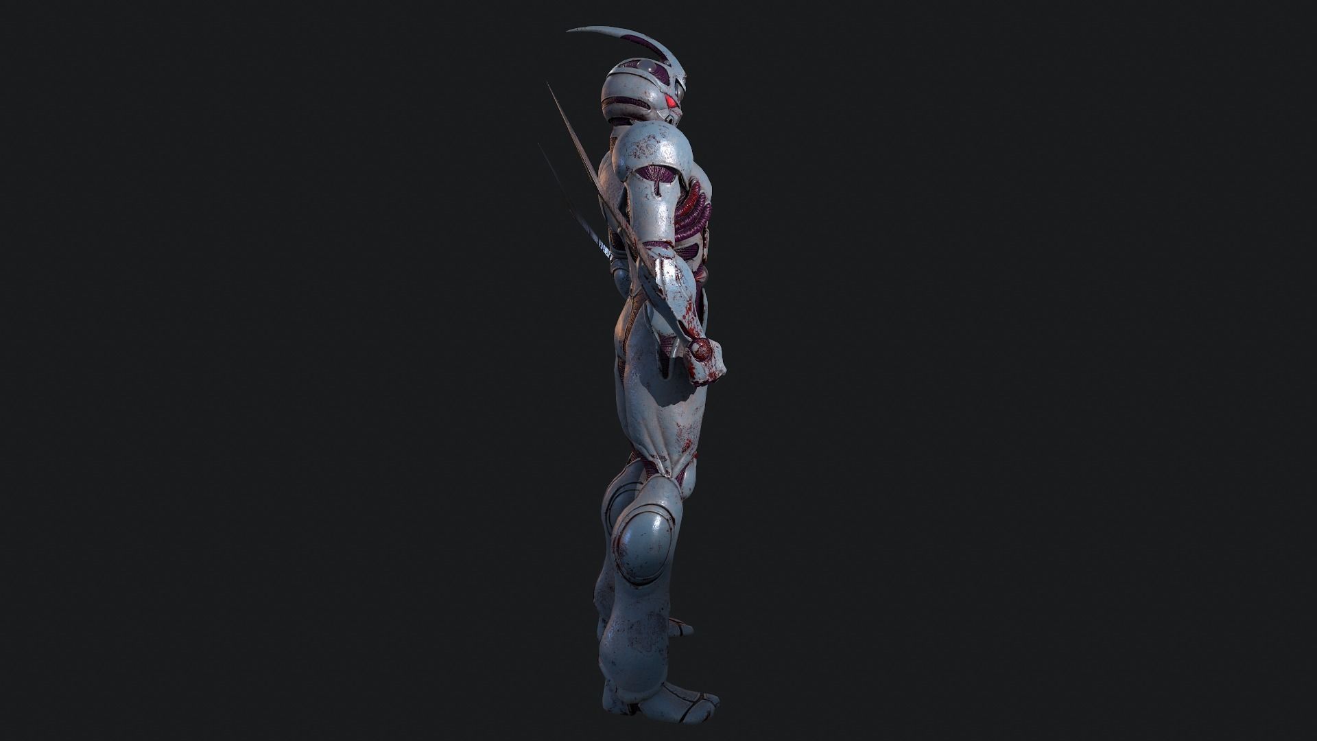 Guyver Low-Poly Low-poly 3D model_12