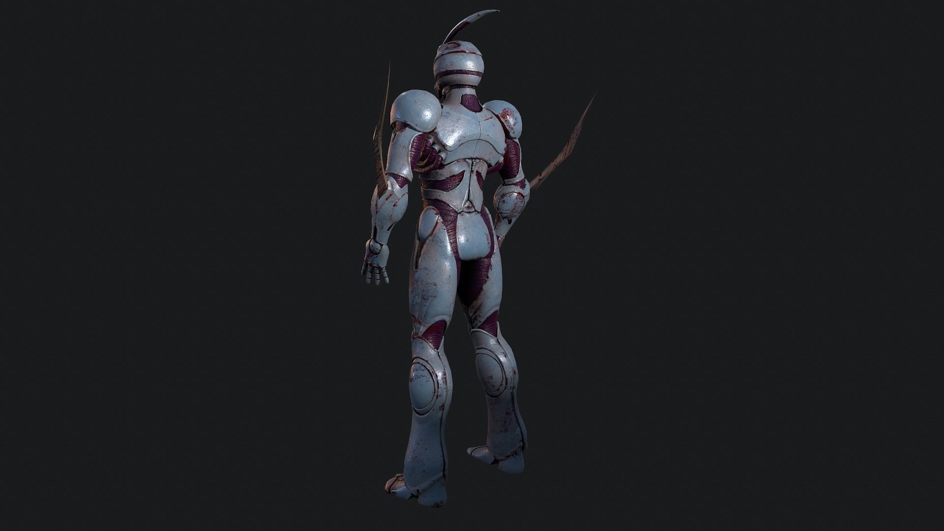 Guyver Low-Poly Low-poly 3D model_7