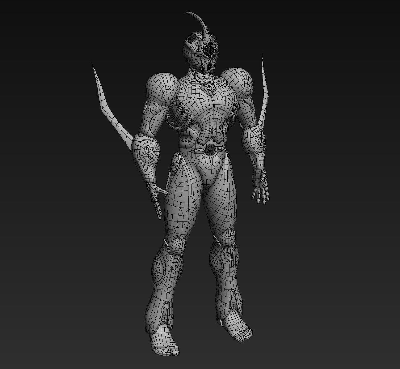 Guyver Low-Poly Low-poly 3D model_19