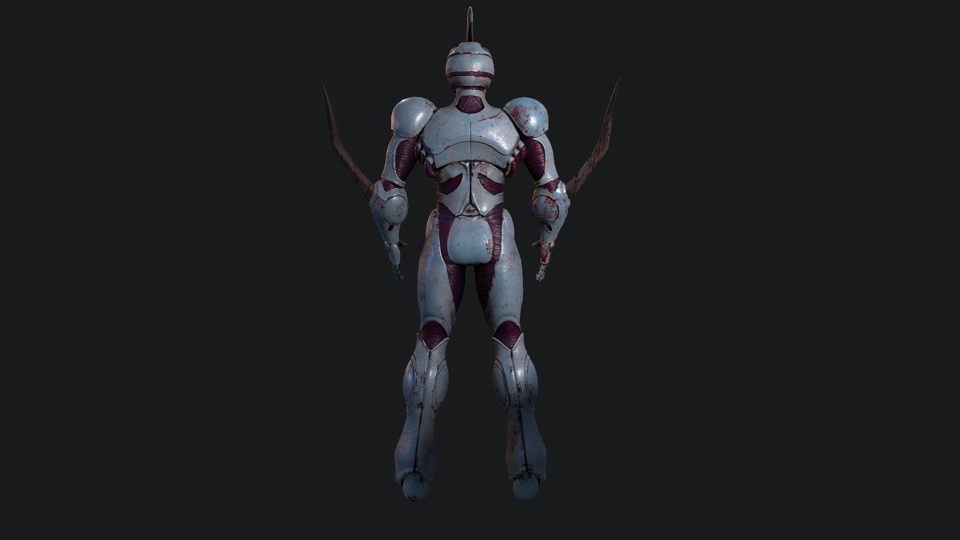 Guyver Low-Poly Low-poly 3D model_6