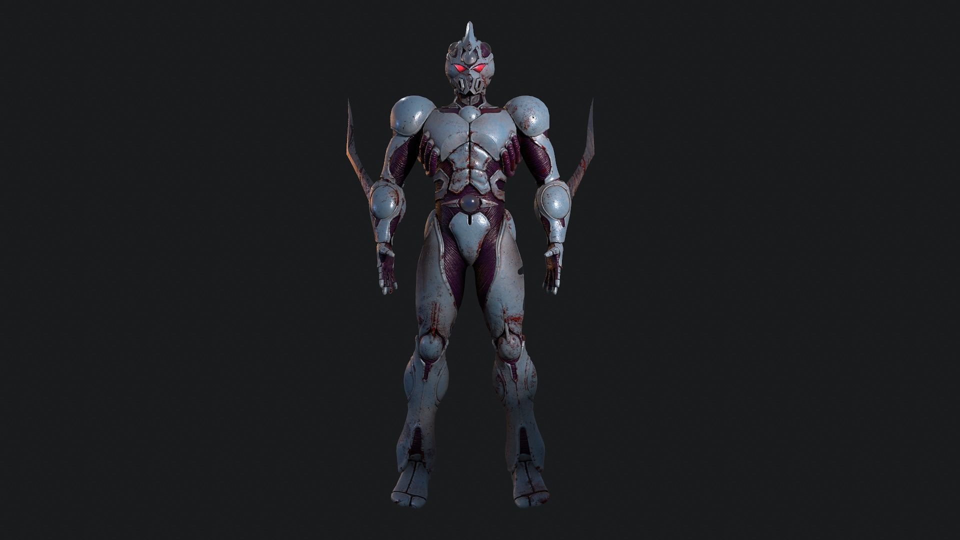 Guyver Low-Poly Low-poly 3D model_2