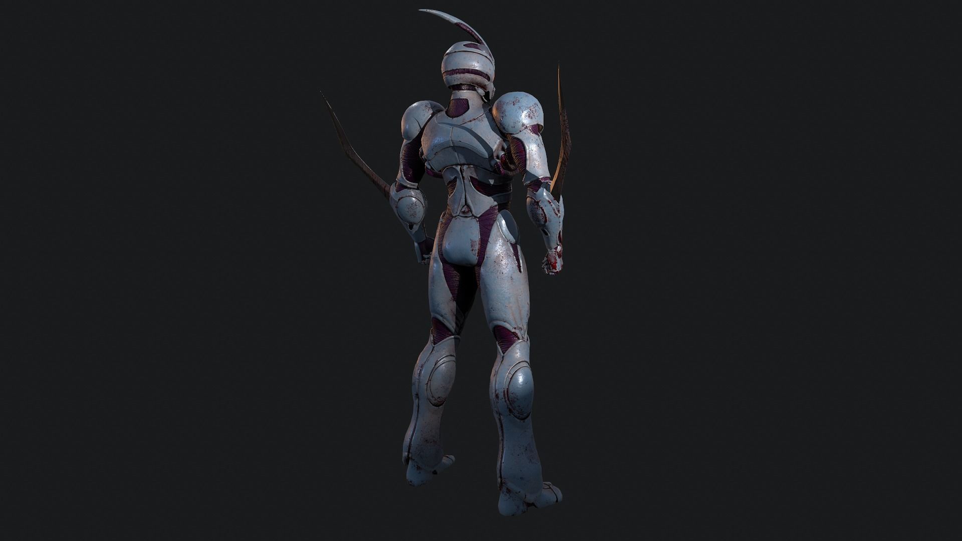 Guyver Low-Poly Low-poly 3D model_13