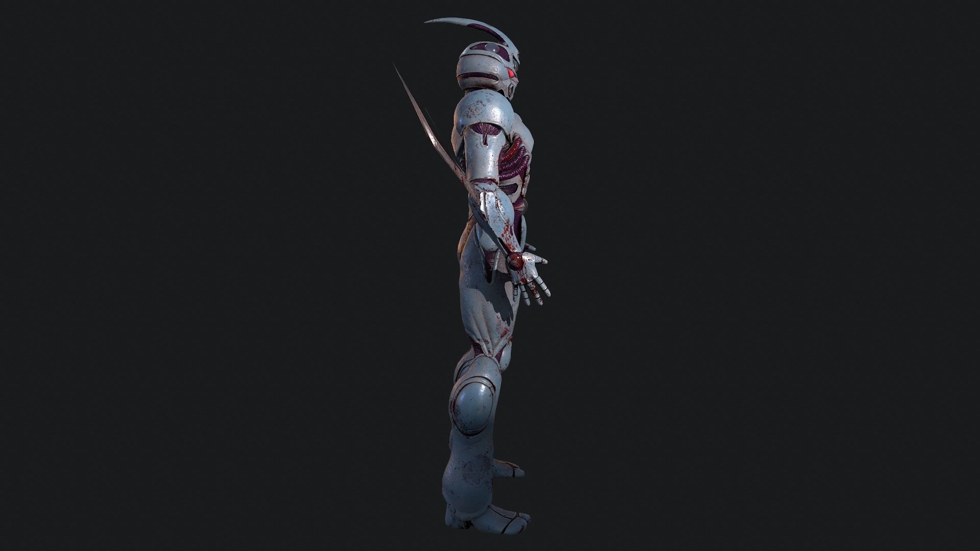 Guyver Low-Poly Low-poly 3D model_4