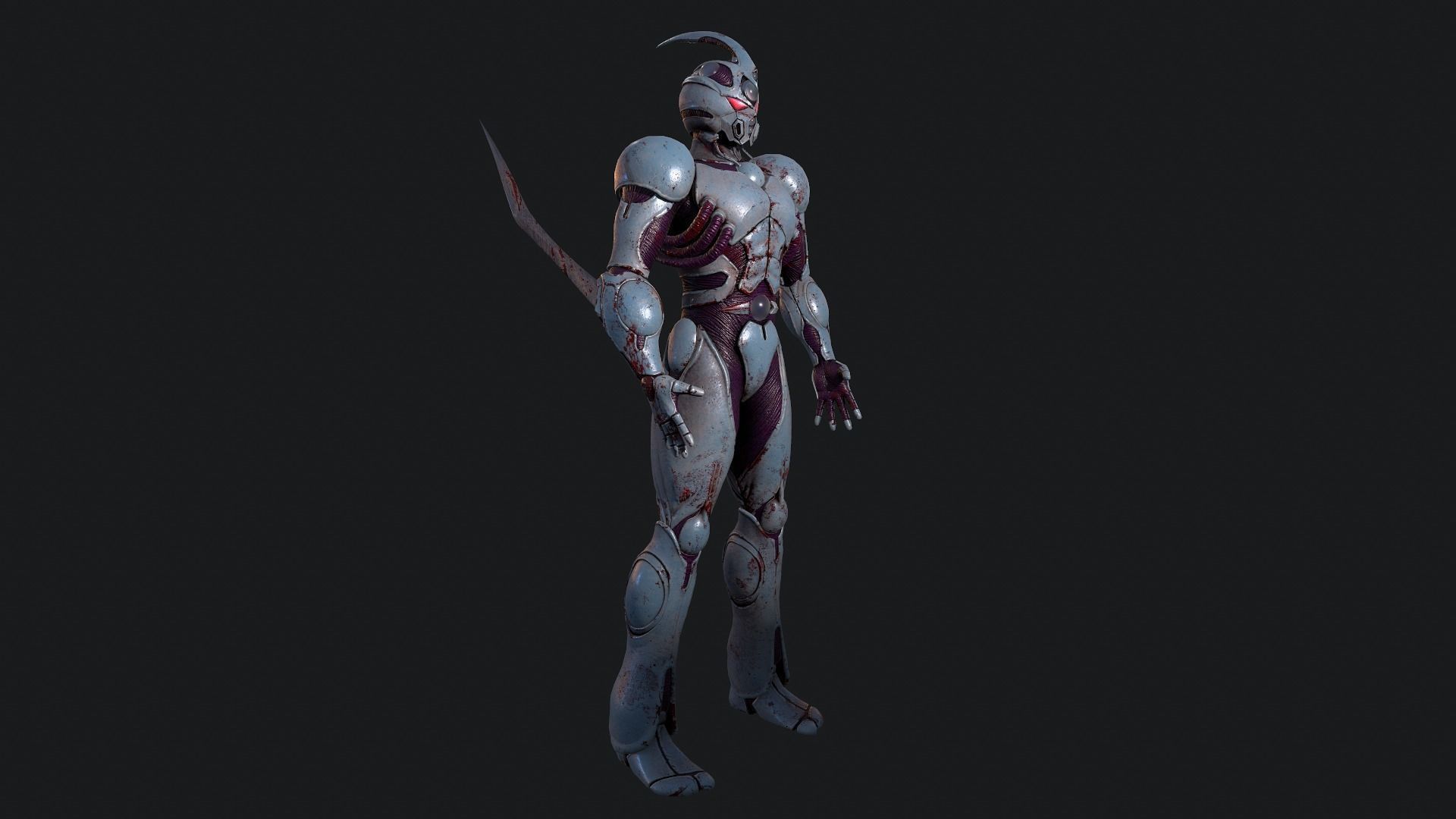 Guyver Low-Poly Low-poly 3D model_3