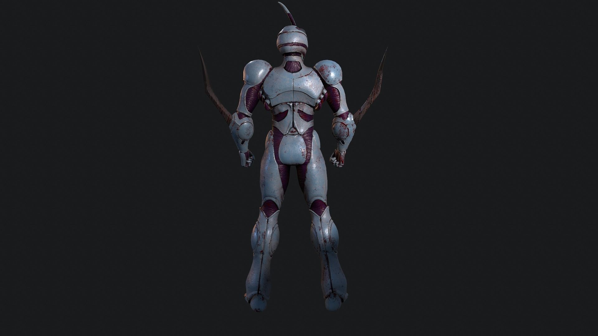 Guyver Low-Poly Low-poly 3D model_14