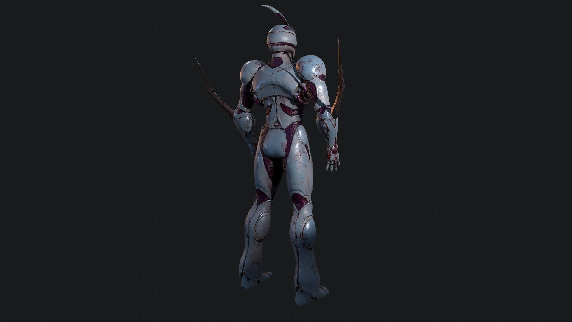 Guyver Low-Poly Low-poly 3D model_5