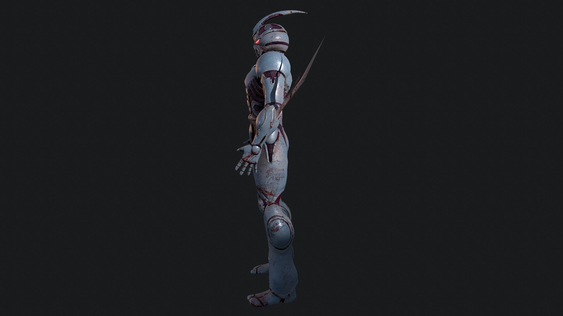 Guyver Low-Poly Low-poly 3D model_8