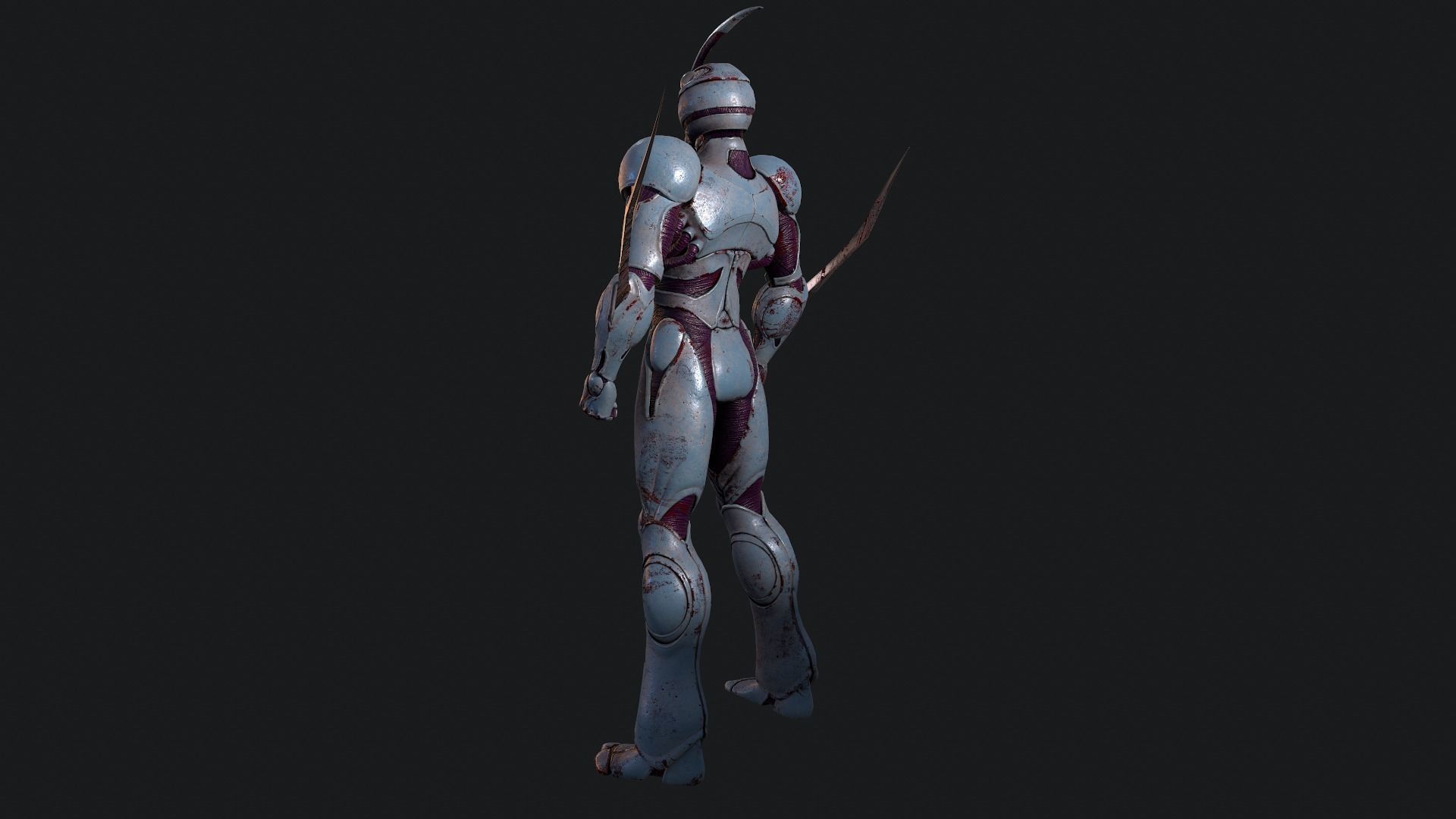 Guyver Low-Poly Low-poly 3D model_15