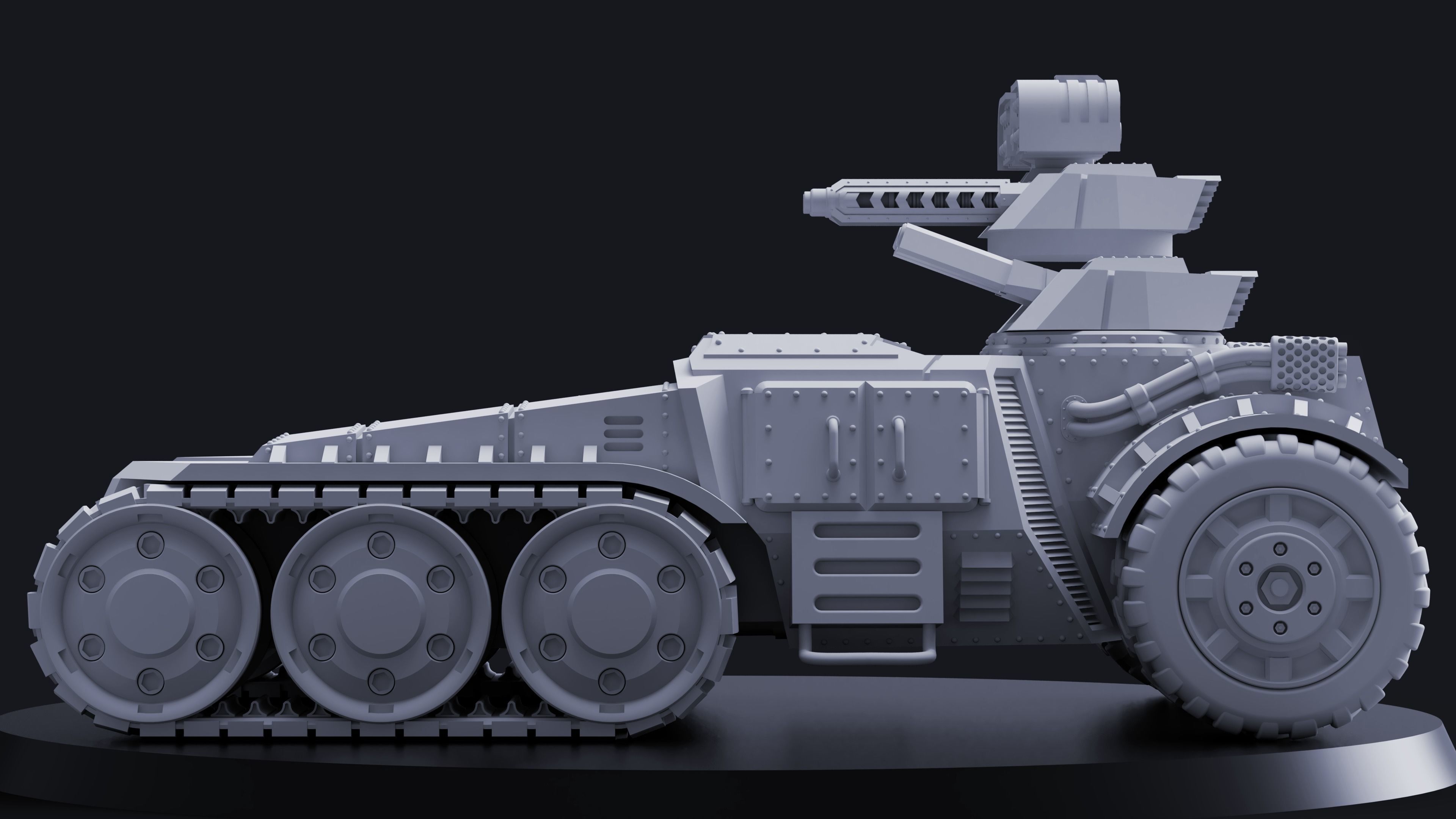 Rapid Deployment Assault Rover - Mutant Militia 3D print model_3