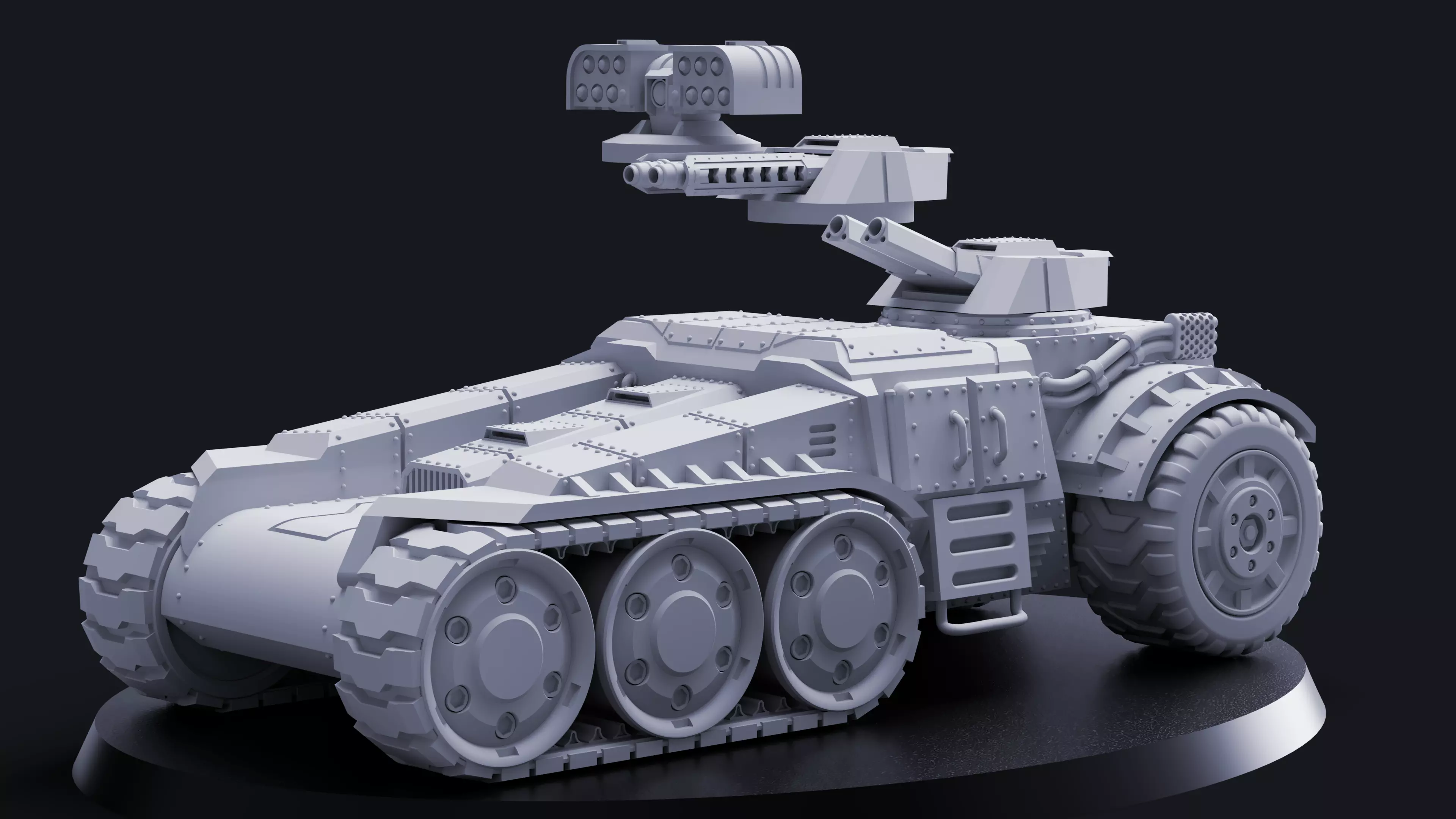 Rapid Deployment Assault Rover - Mutant Militia 3D print model_0