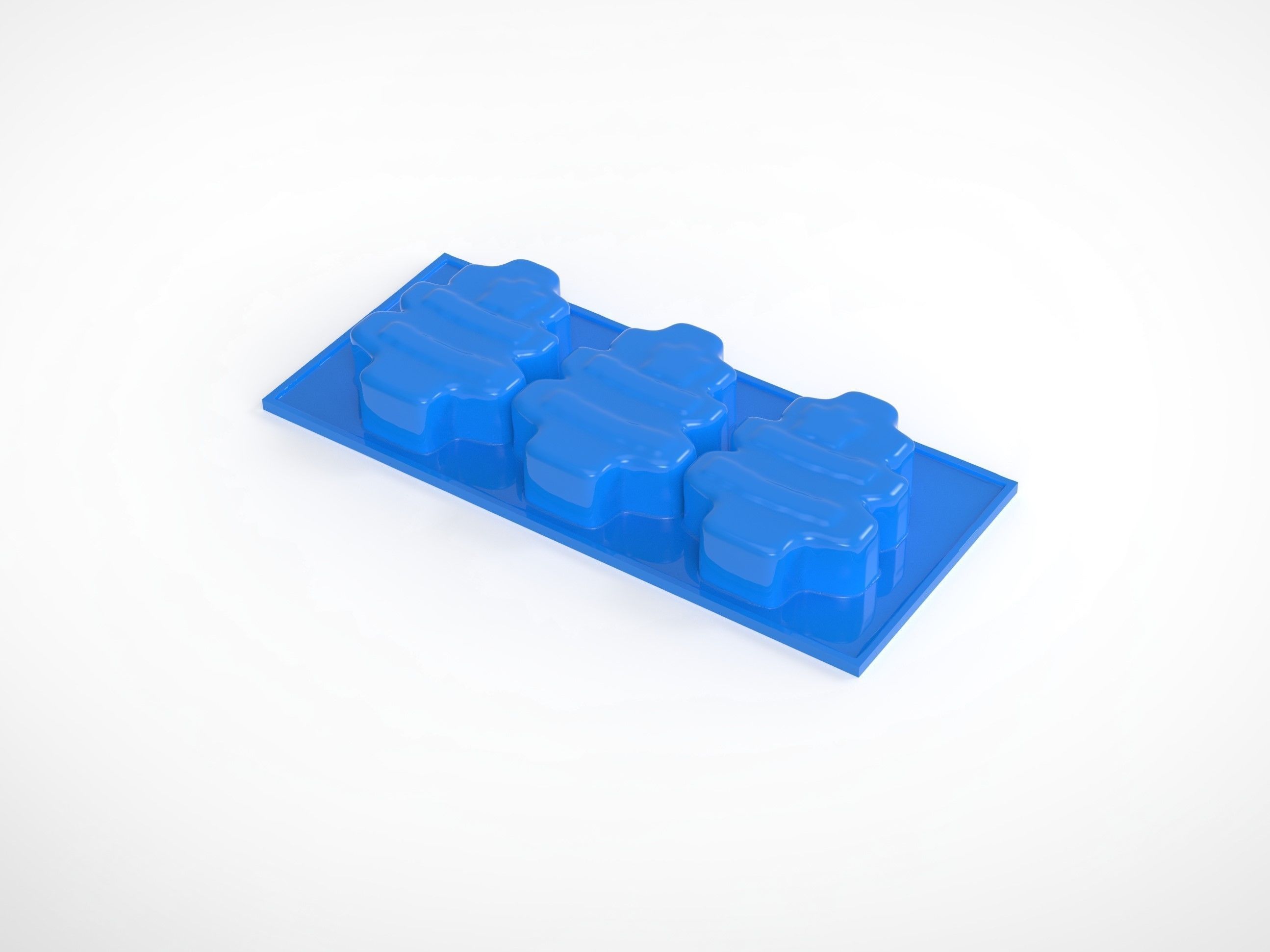 Christmas Peep Plug and Mold 3D print model_4