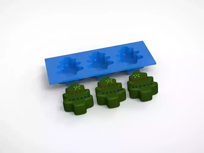 Christmas Peep Plug and Mold 3D print model