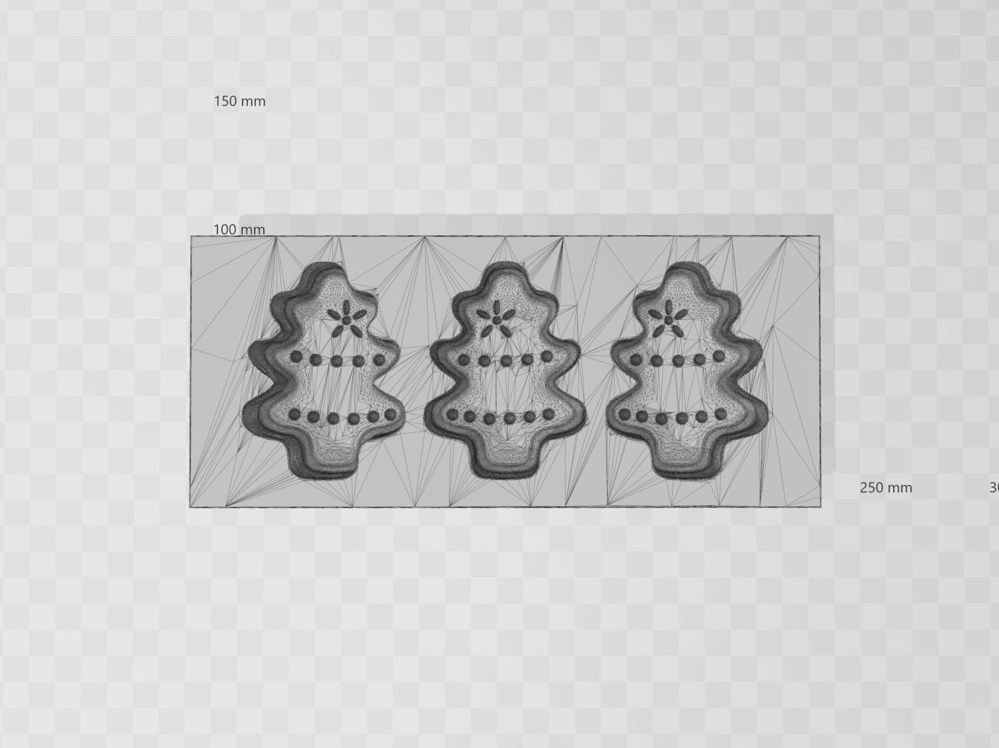 Christmas Peep Plug and Mold 3D print model_7