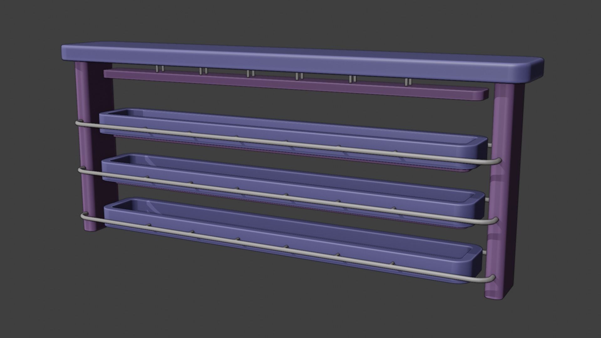 SCI-FI PLANT SHELF 3D model_5